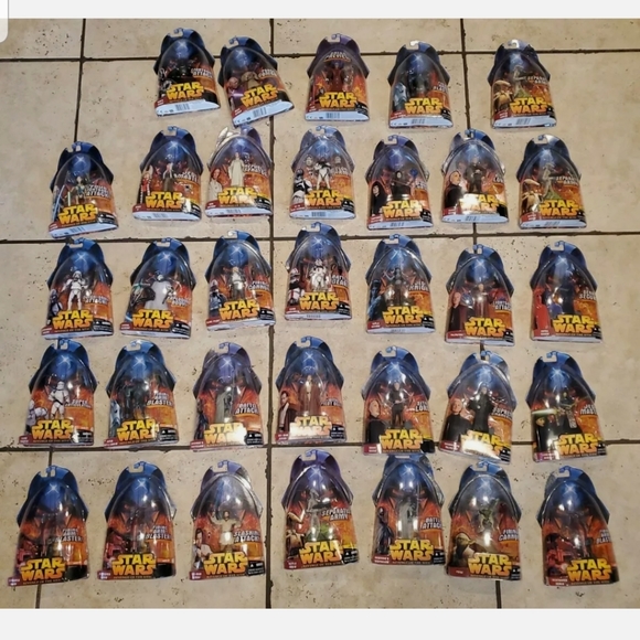 Star Wars Hasbro Revenge of the Sith ROTS 2005 Lot of 33 Set - Picture 2 of 9